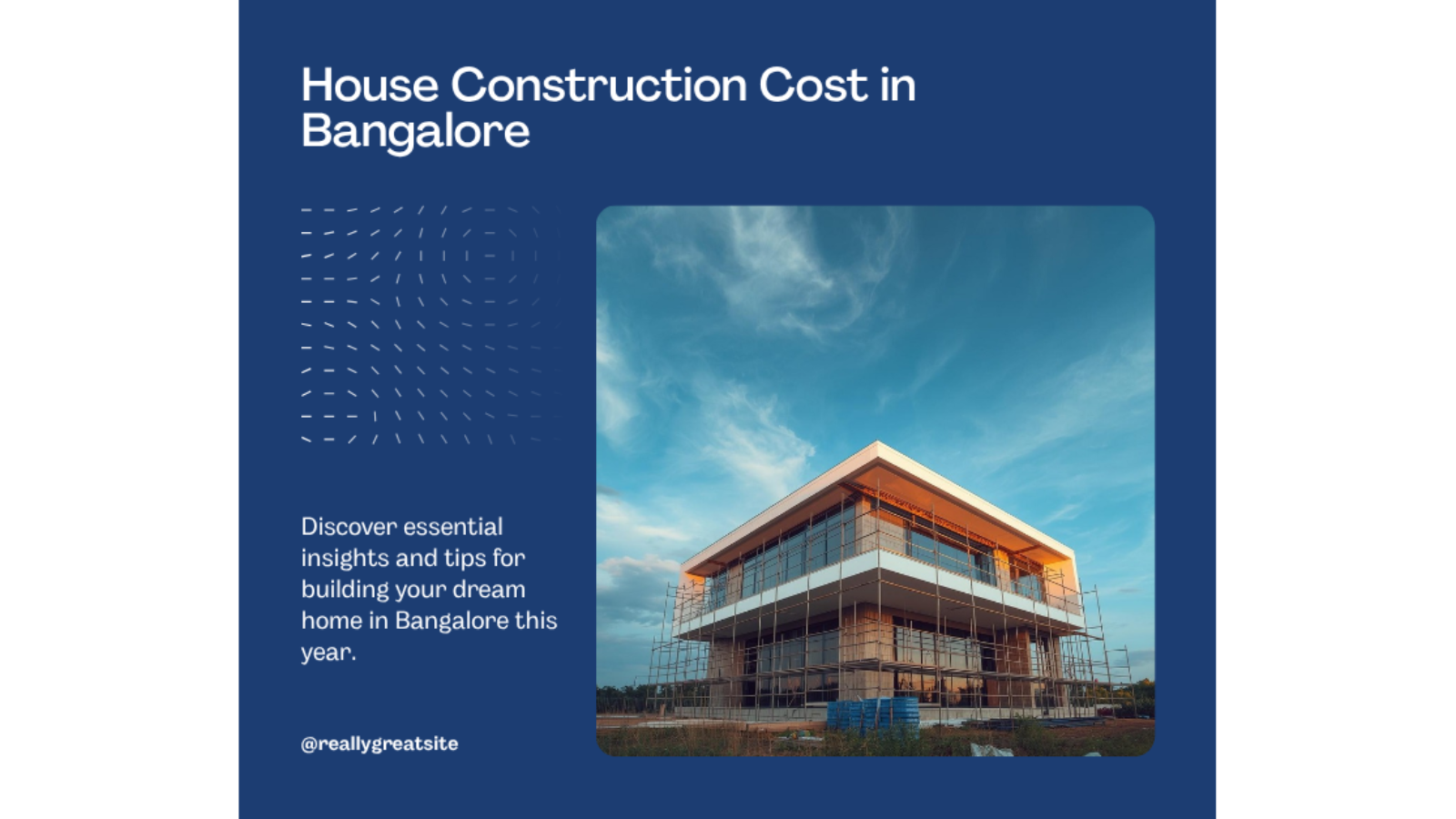 House construction cost in Bangalore 2026 building guide