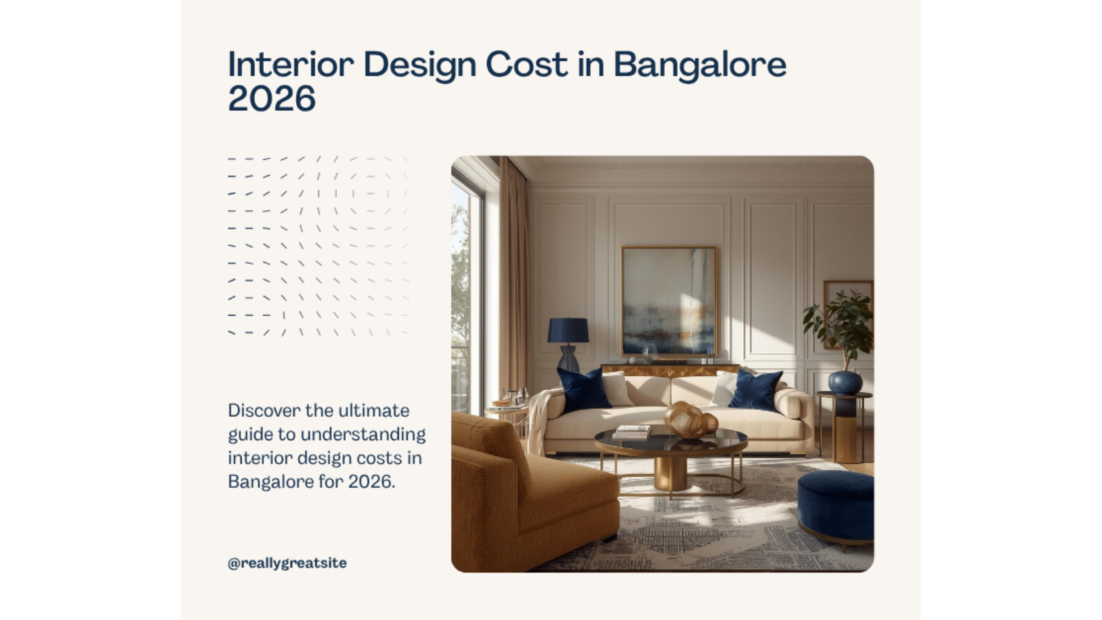 Interior design cost in Bangalore 2026 complete price guide