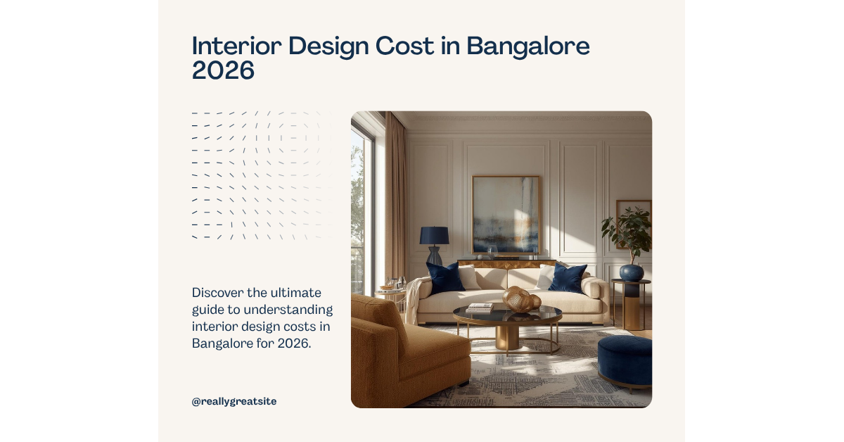 Interior Design Cost in Bangalore 2026 | Price Guide
