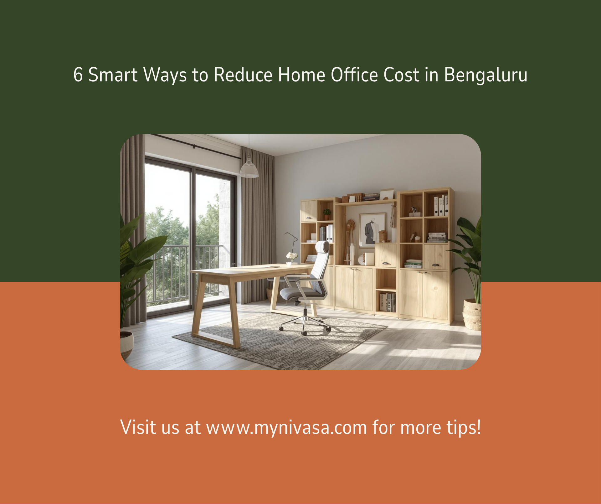 home office cost tips checklist bengaluru mynivasa