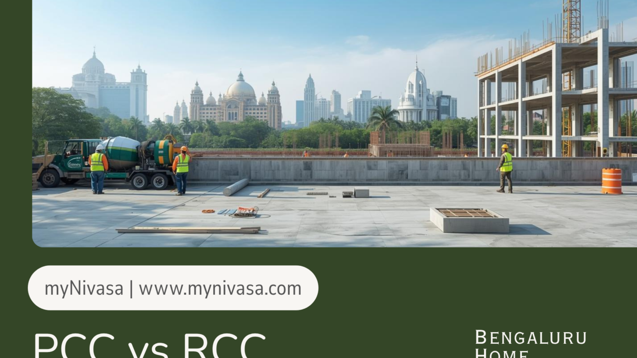 PCC vs RCC Cost Difference Bengaluru 2026 by myNivasa