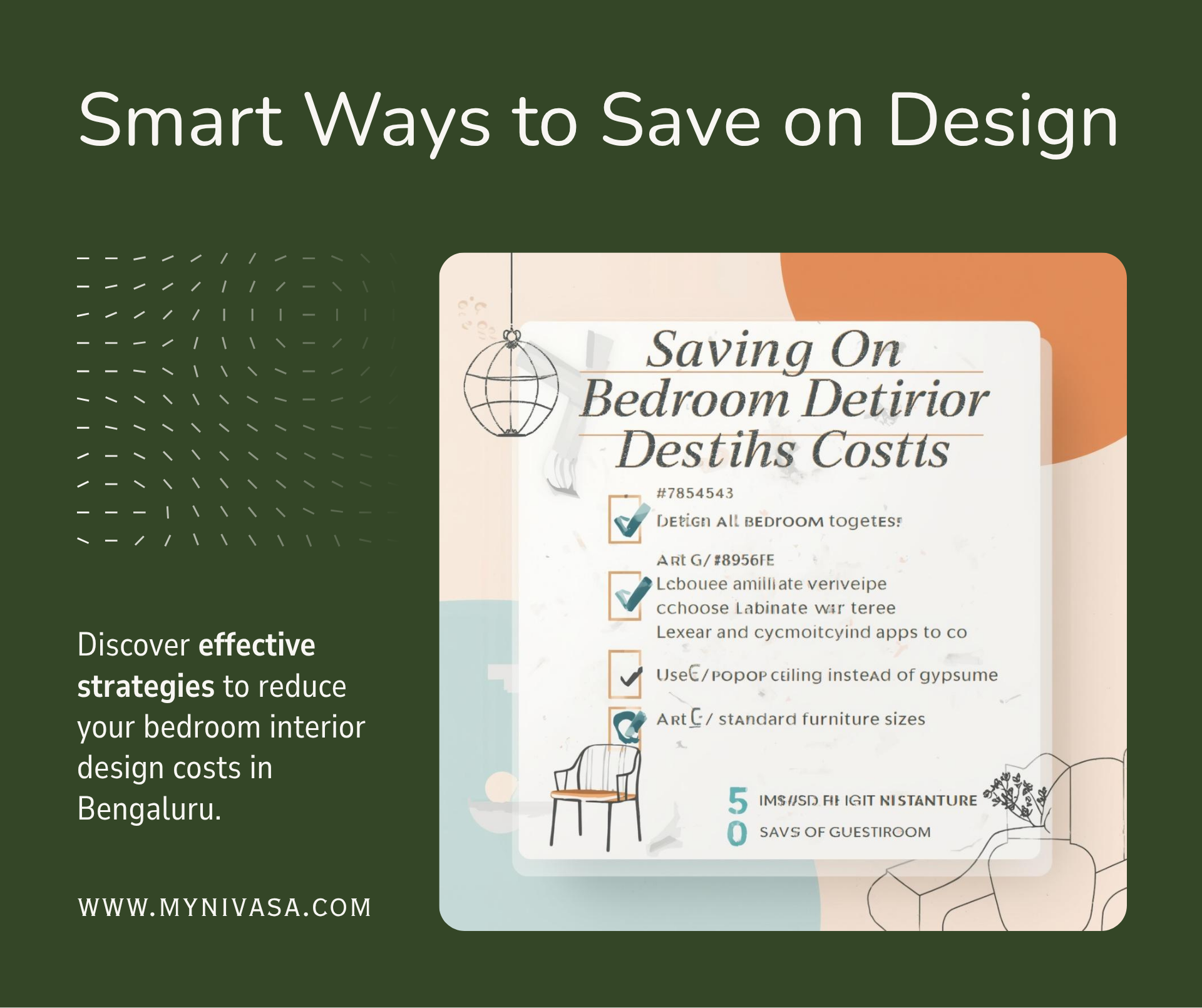 5 Tips to Reduce Bedroom Interior Design Cost Bengaluru 2026 by myNivasa