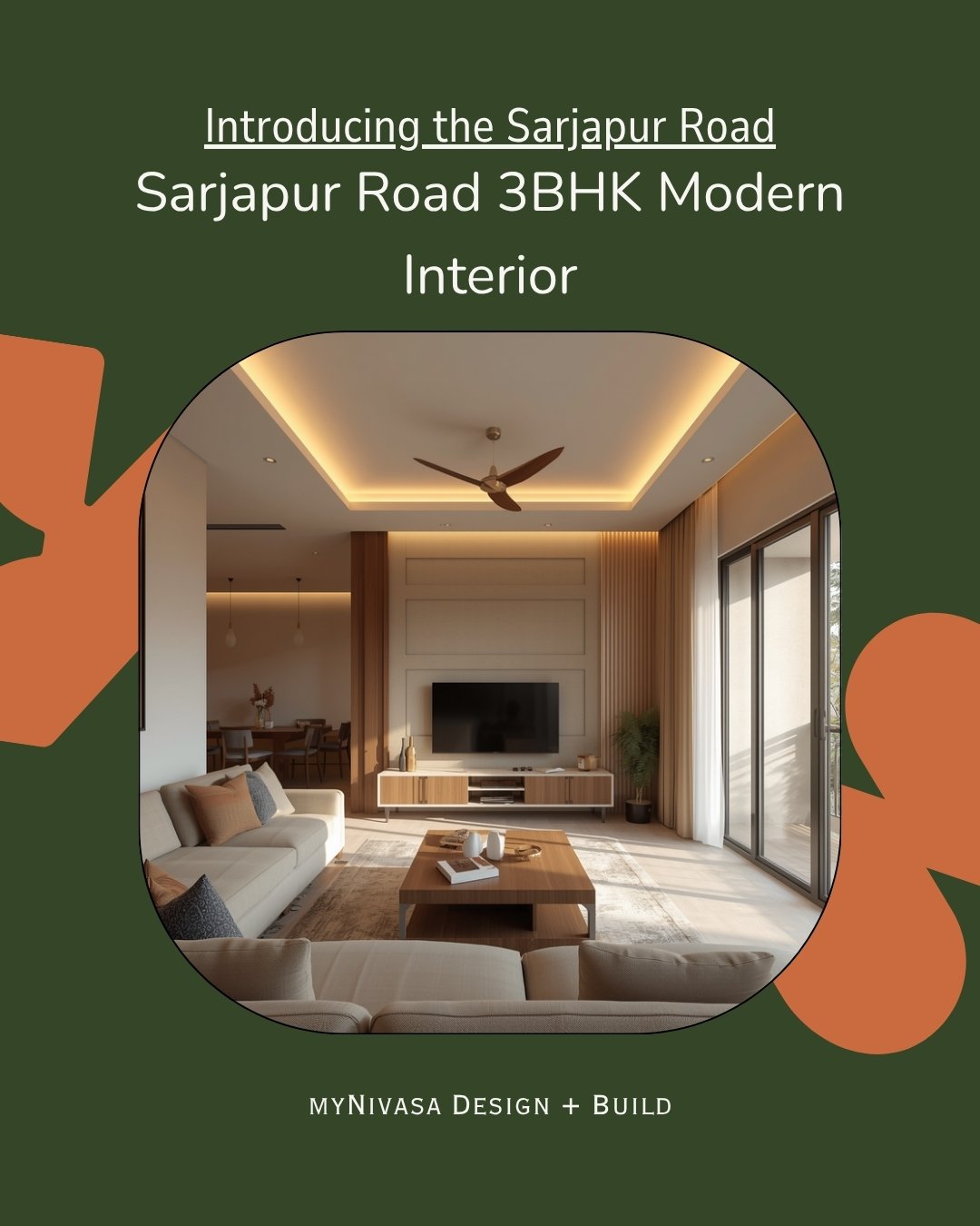 3BHK Sarjapur Road Modern Interior Design Visualization 2026