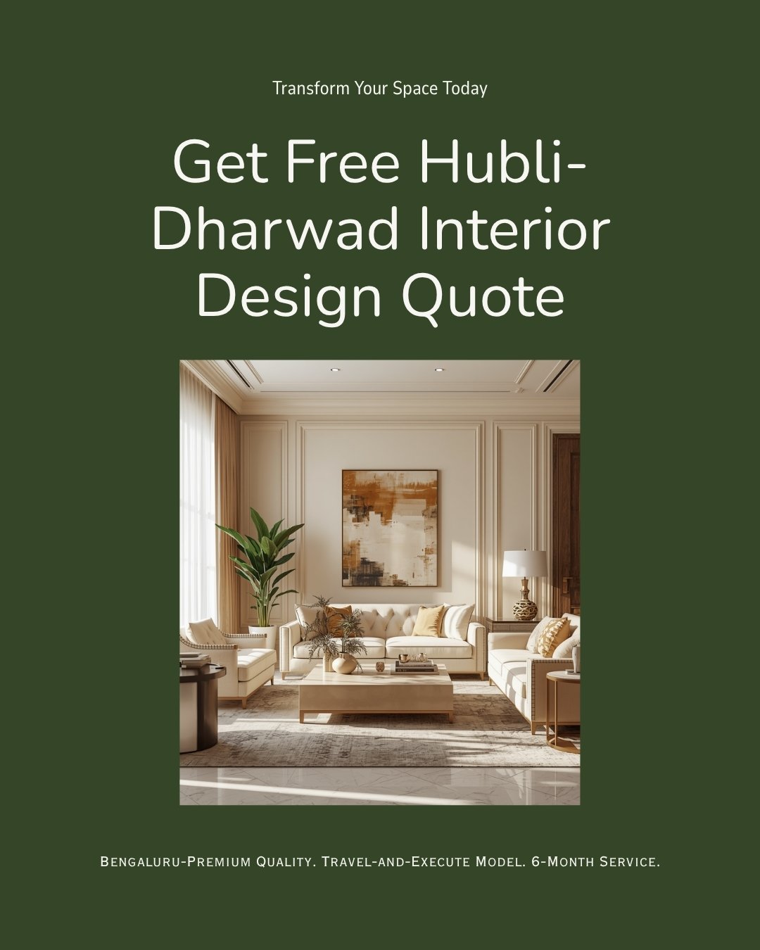 Get Free Hubli-Dharwad Interior Design Quote myNivasa Bengaluru Premium