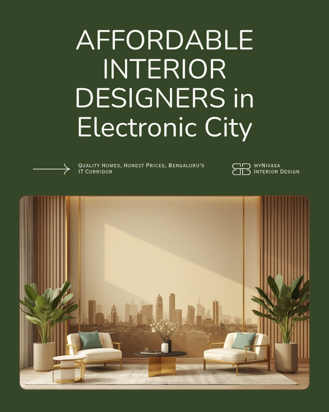 Best Affordable Interior Designers in Electronic City 2026 | Cost