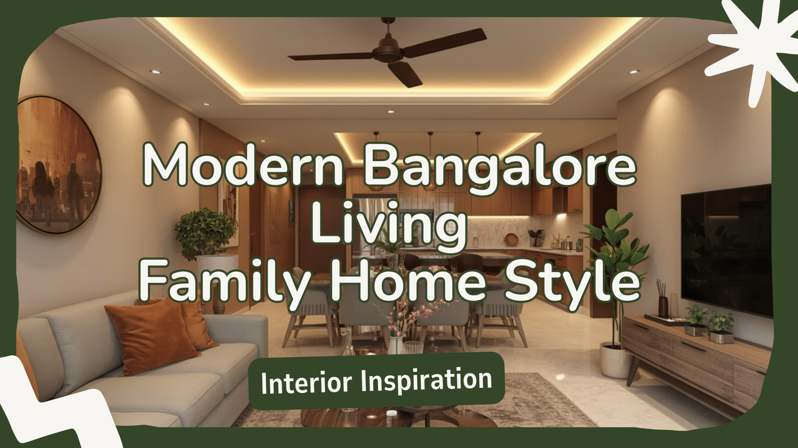 2BHK home renovation cost in Bangalore 2026, fully styled open plan family home, by myNivasa