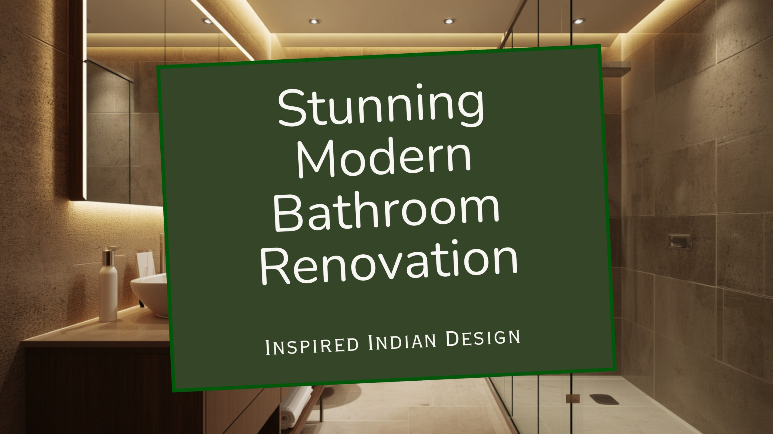 3 BHK renovation cost in Indiranagar 2026 modern renovated bathroom with vanity and glass shower by myNivasa