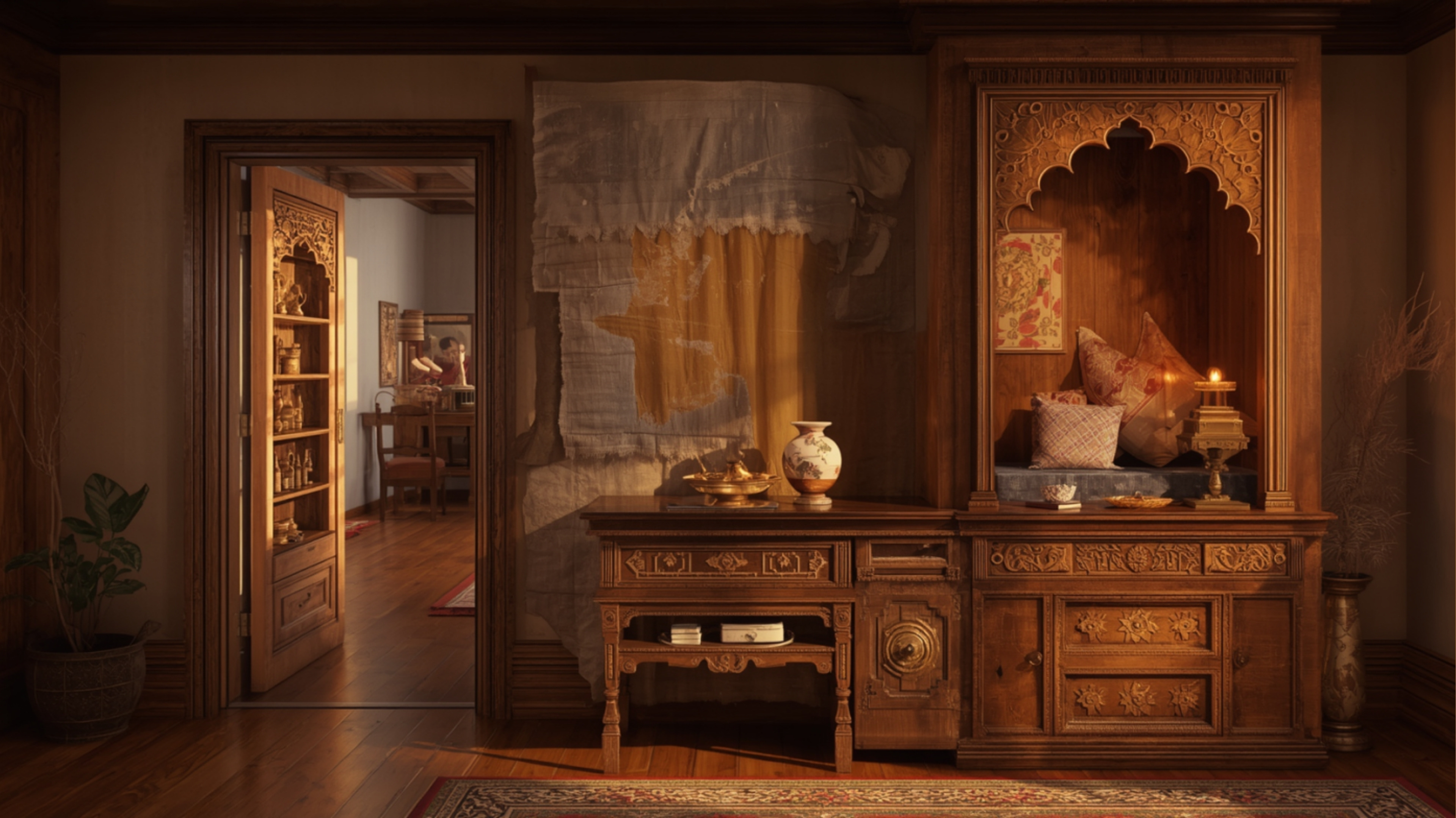 interior design Whitefield 2026 traditional style living space realistic interior by myNivasa