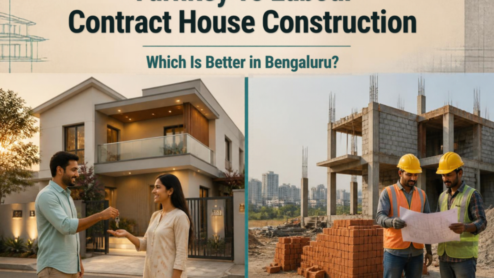 turnkey vs labour contract house construction